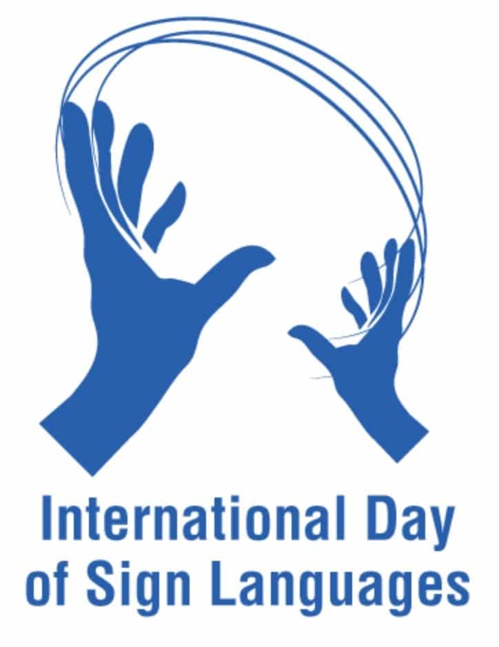 International Day of Sign Languages Logo