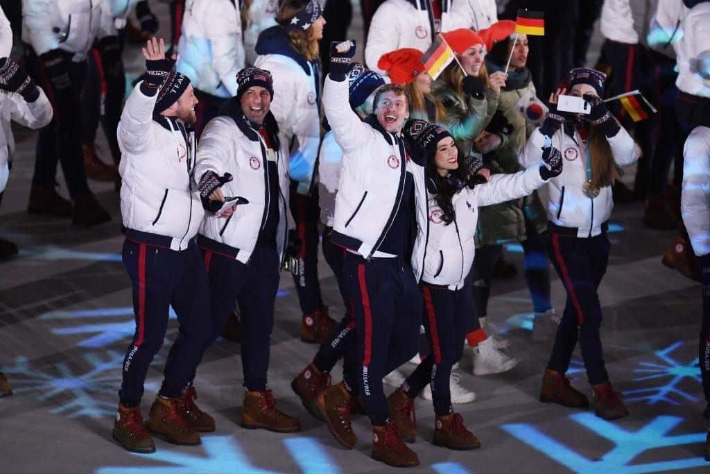 Athletes at the Winter Olympics