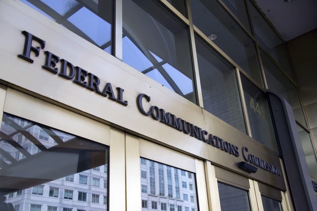 Exterior of the FCC Offices in Washington, D.C.