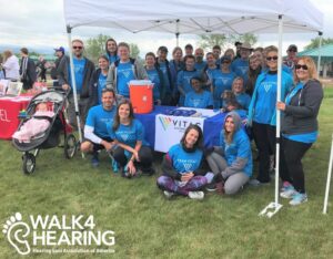 Team VITAC group pic at walk4hearing in co