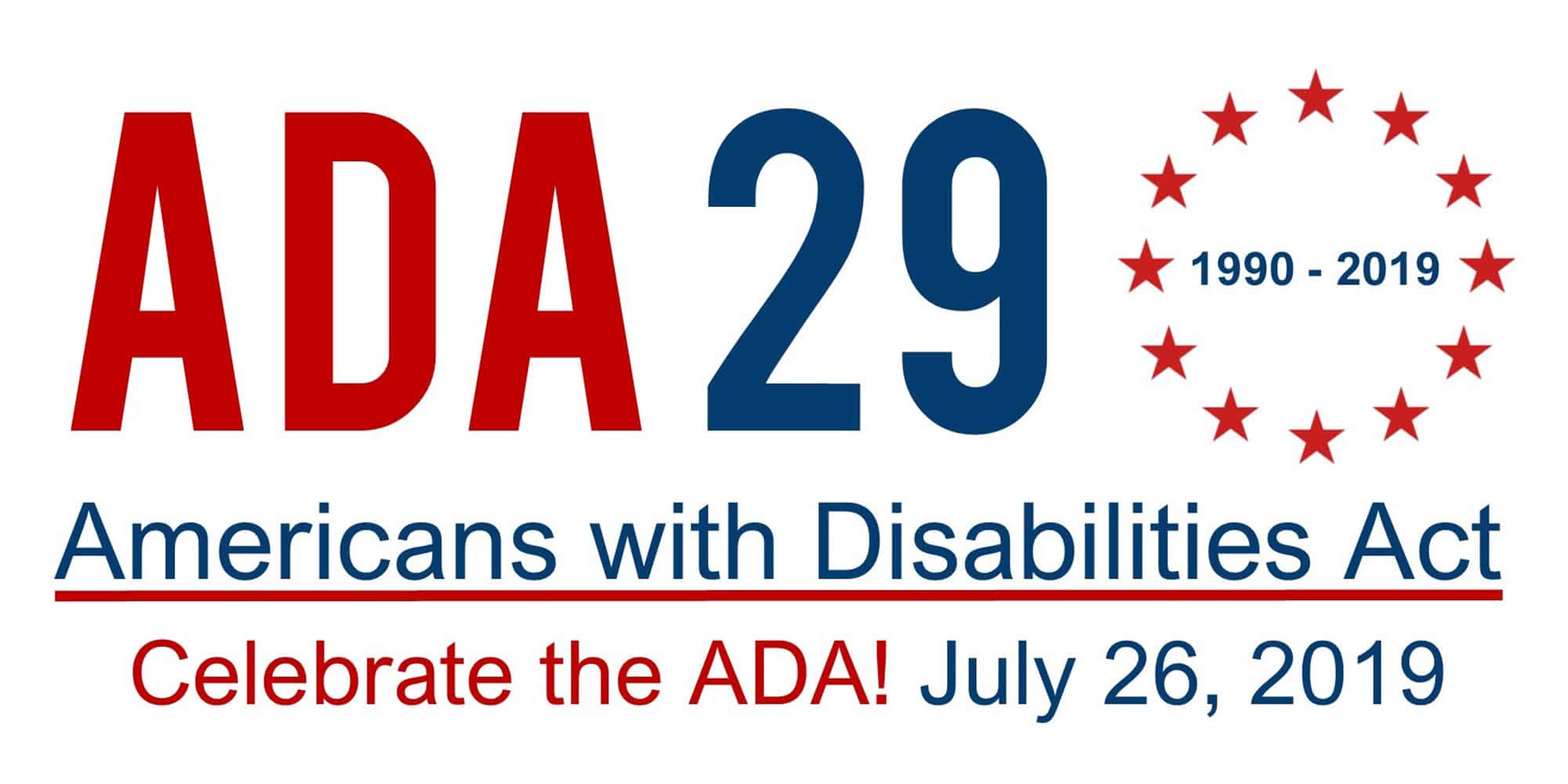 ADA 29 anniversary logo