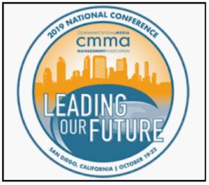 CMMA National Conference logo with the City of San Diego in the background