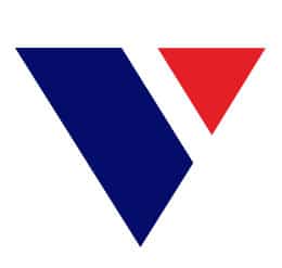 VITAC V logo in blue and red