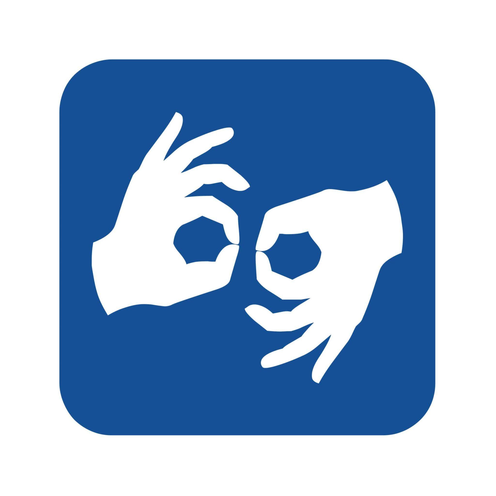 Accessibility sign language interpretation