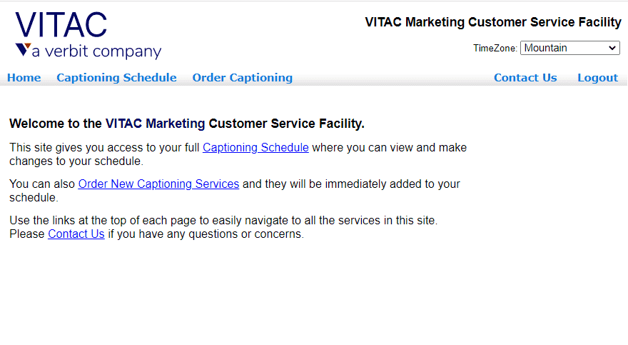 VITAC customer services facility